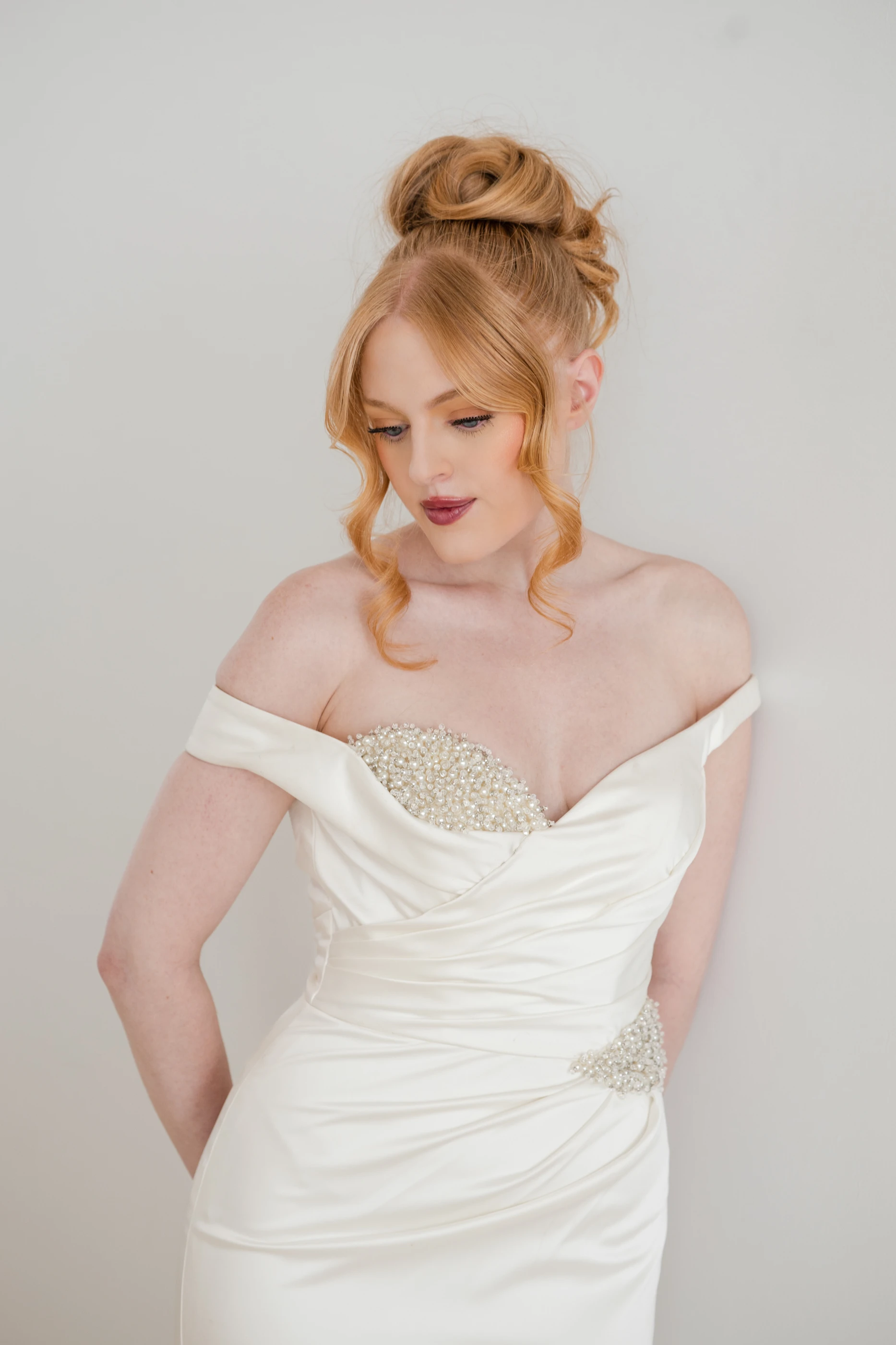 Asa bridal dress — bodice detail
